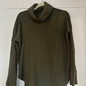 TNA waffle long sleeve turtleneck